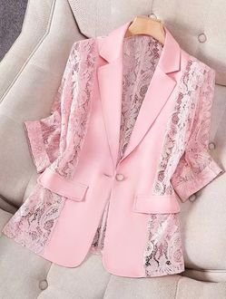 New fashion women laced blazer size L price is firm