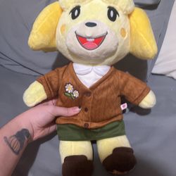 Isabelle Animal Crossing ACNH Build A Bear Plushie Toy Stuffed Animal