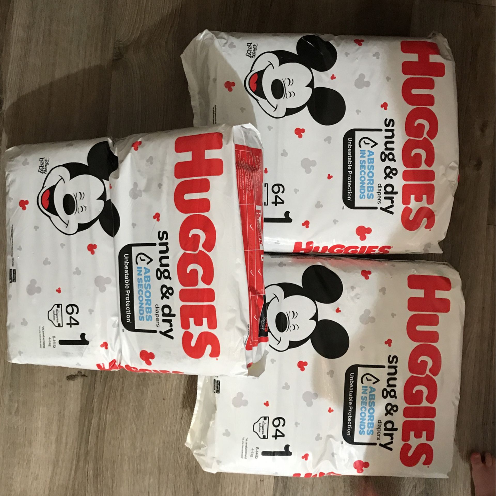 Huggies Diapers Lot Size 1