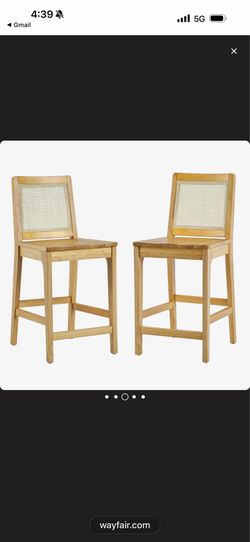 Boho style 24in island chairs