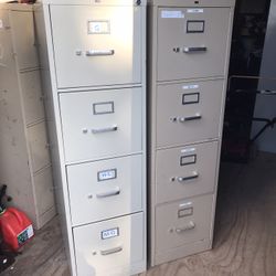 4 Drawer File Cabinets 
