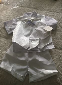 Boy babtism outfit