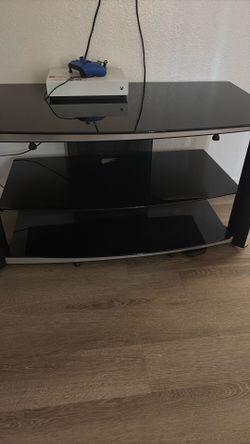 glass tv stand