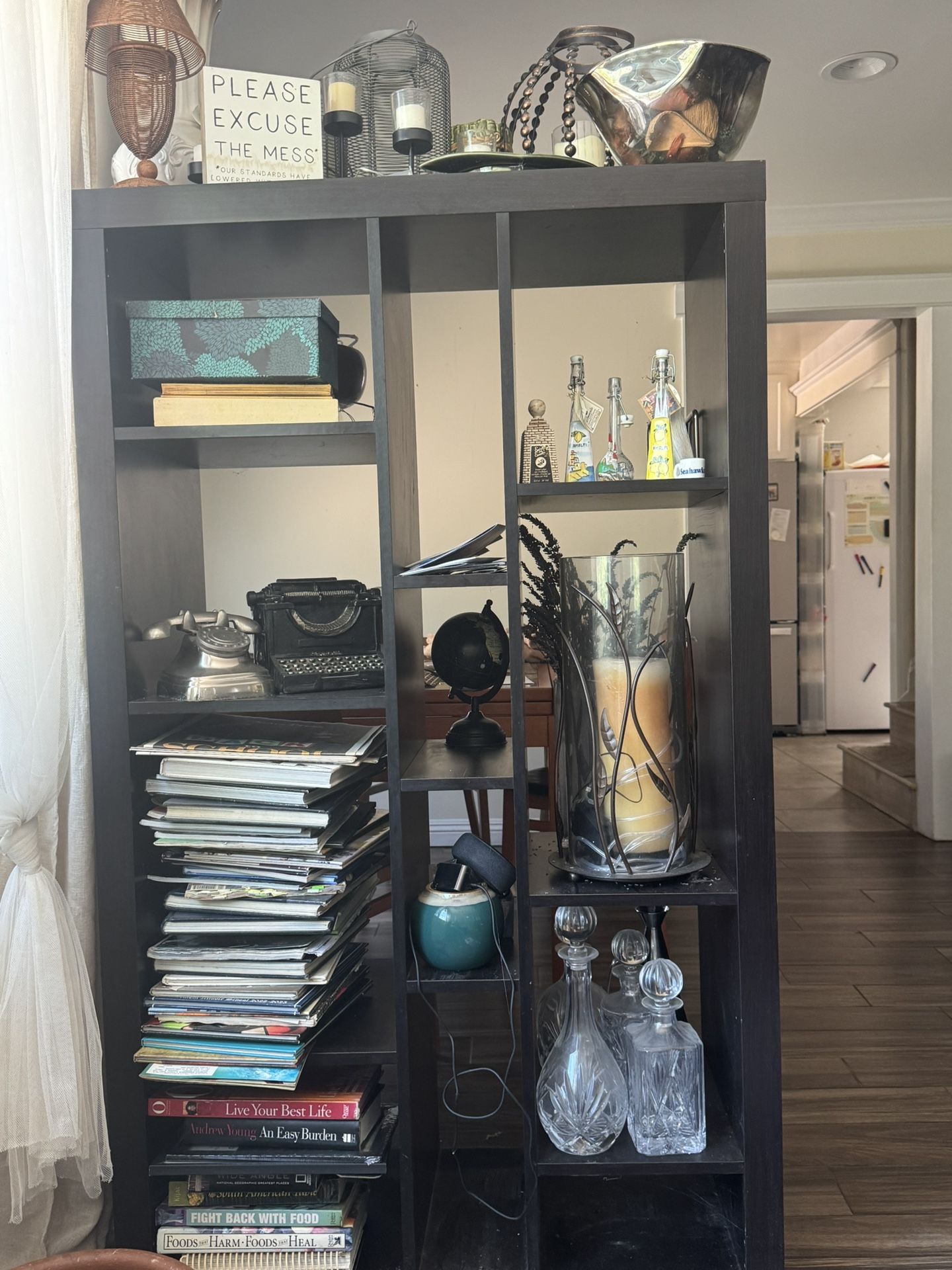 Household Ítems - Candles- Decor -ikea shelf