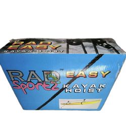 RAD Sportz Kayak Hoist, Overhead Pulley System with 125 Lb Capacity for Kayak