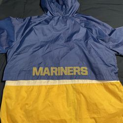 Mariners Vintage Logo Windbreaker