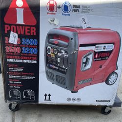3,800-Watt Wireless Dual Fuel Remote StartPowered Inverter Generator