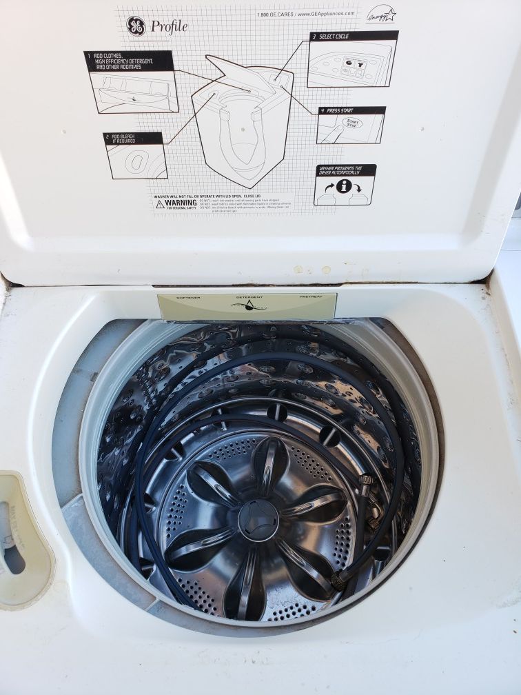 GE Profile Harmony King Size Capacity Washer & Electric Dryer EUC for