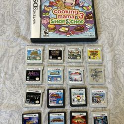 Nintendo 3DS DS Game lot bundle animal crossing zelda majoras mask cooking mama donkey kong sonic one piece fire emblem 