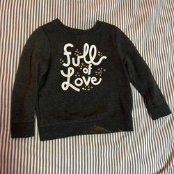 3T Girls - Sweatshirt - Full of Love (wear & tear)
