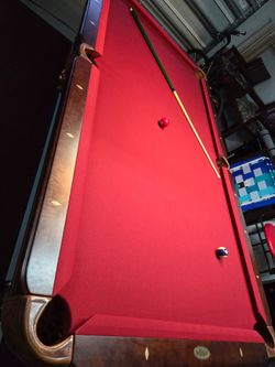 Pool table and accessories