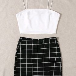 Cami Top & Skirt Set MEDIUM (6)