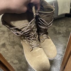 Steel Toe Military Boots 11R Size