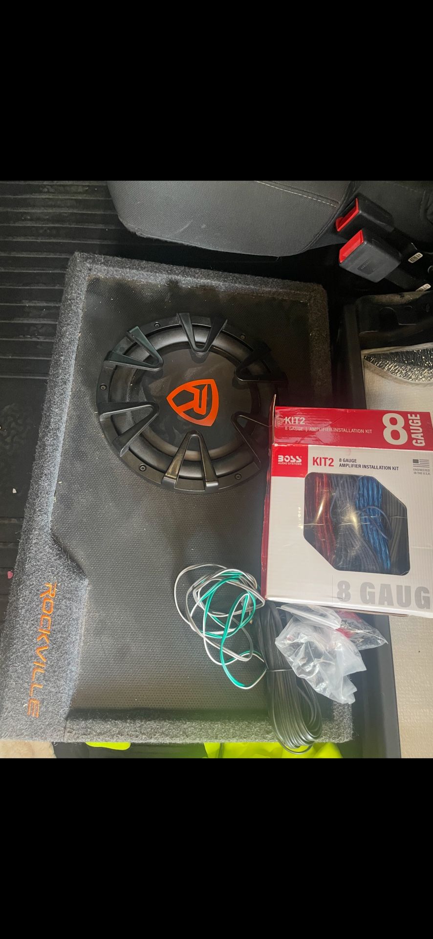 Rockville 10 Inch Sub With Subwoofer Built In