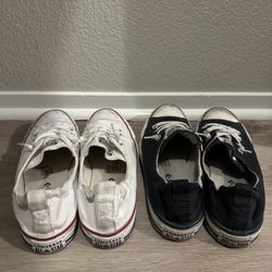 2 Pairs Of Converse