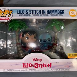 Lilo And Stitch In Hammock Funko Pop Moment