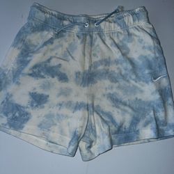 Nike Blue M Washed Easy Jersey Shorts