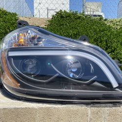 T680 LED Strip Black Headlight 