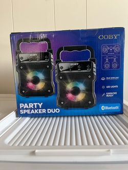 Coby Duo Party Speakers - NIB