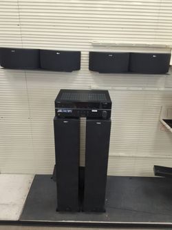 Yahama Reciever & Full Kilpsch Suround Sound Setup