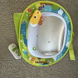 Brica Car Baby Mirror With Remote 
