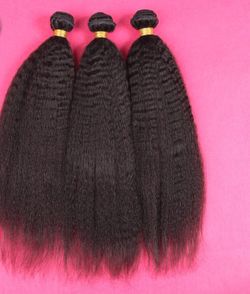 Mink Mongolian kinky virgin straight hair