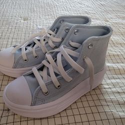 Kids Blue Converse Pink Vans
