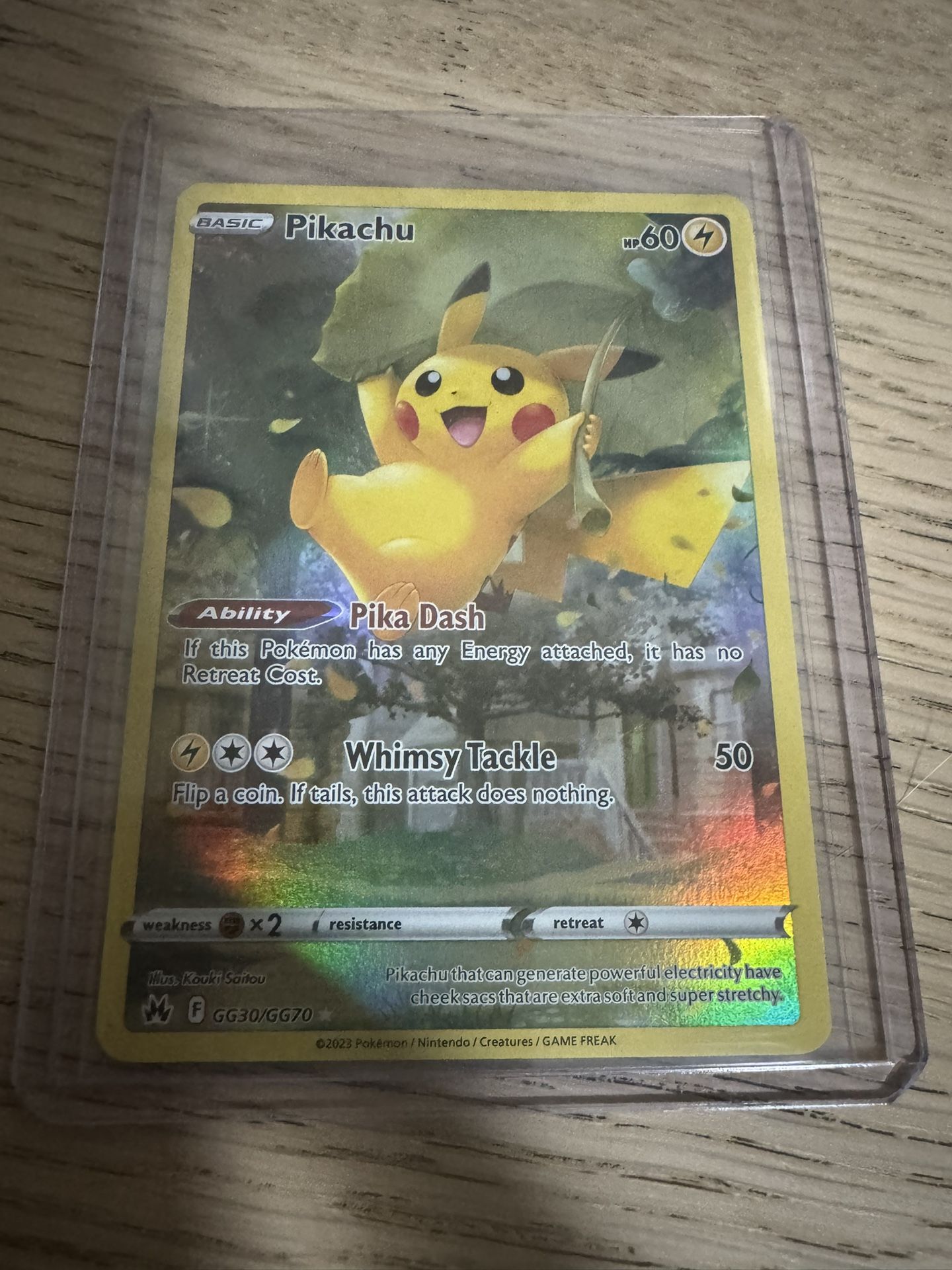 Pikachu fullart Crown Zenith 