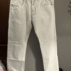 Men White Jeans