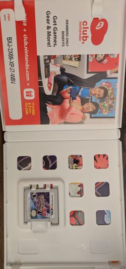 Pokemon Y 3DS cartridge and case