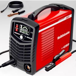 MMA Welder ARC Welder 200A 110V/220V Portable Synergic Control Welder Mini Stick Welding Machine with Hot Start Arc force and Anti-Stick IGBT Inverter