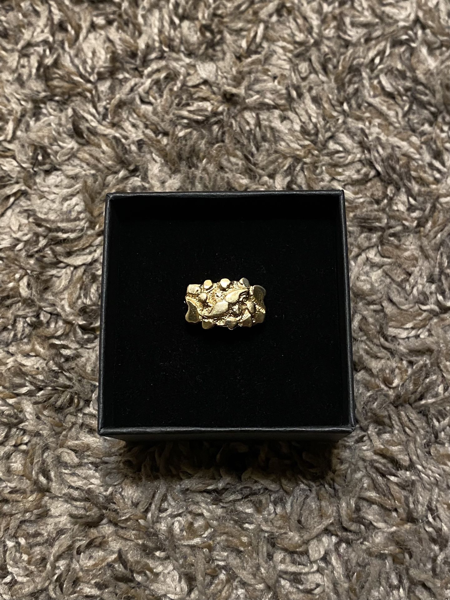 gold nugget ring 