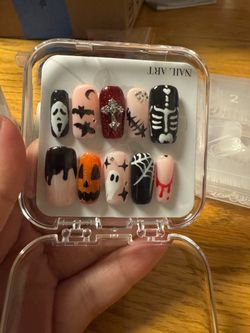 Halloween Press-On Nail Art Freestyle Set