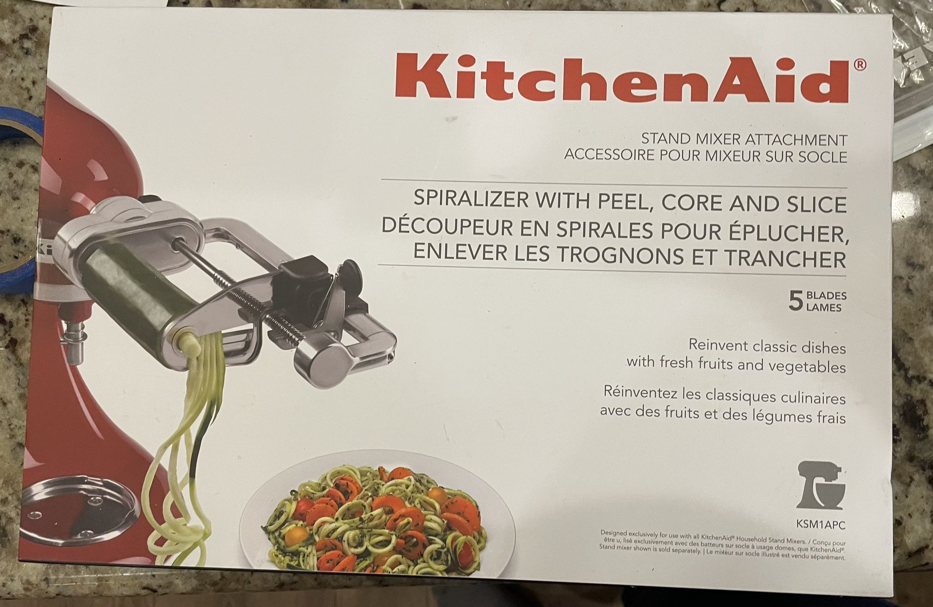 5 Blade Spiralizer Attachment