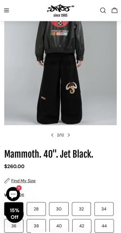 Jnco jeans mammoth edition
