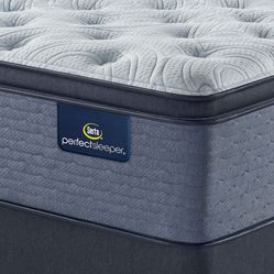 King Size Mattress Serta Perfect Sleeper Pillow Top 14” Inches New From Factory Wrapped in Plastic Same Day Delivery 