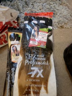 Braiding hair pack