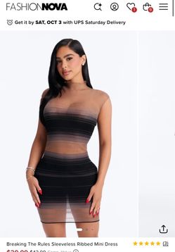 Fashion nova dress