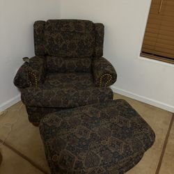 Armchair + Ottoman