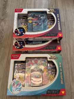 Pokemon 30th Celebration EX Boxes