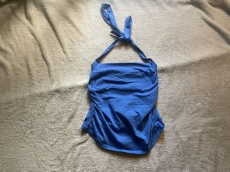 royale blue tube tank top shein