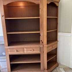 Broyhill Shelving Units (2) 