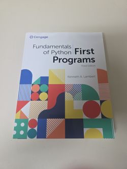 Fundamentals of Python [First Programs] 3rd Edition
