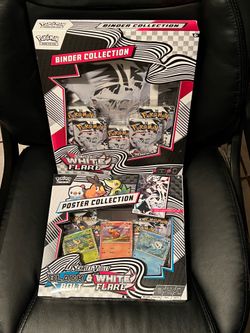 White Flare Binder & Black Bolt Poster Collection