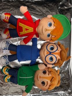 Alvin and the Chipmunks Plush Toy Set of 3