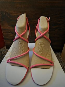  Nine West Women's Maer3 Heeled Sandal Medium Pink 8.5M