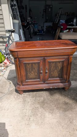 Wooden Accent Cabinet