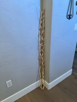 60” Tall BRAND NEW 4 Piece Natural Kuwa Branches- Bunches of Wood Stem Vase Decor