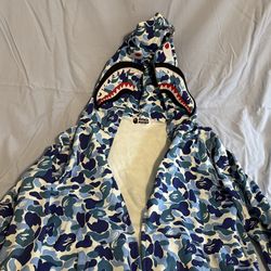 an A Bathing Ape ABC Camo Shark Full Zip Hoodie