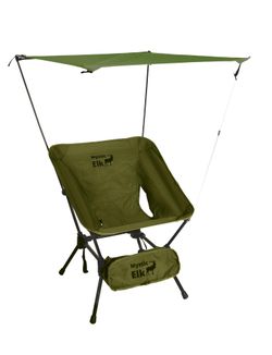 Compact Camping Chair with Canopy Ultralight Portable Folding New